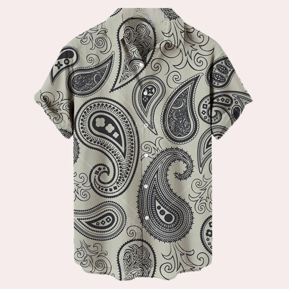 Jasper - Comfortabel Herenshirt met Korte Mouwen