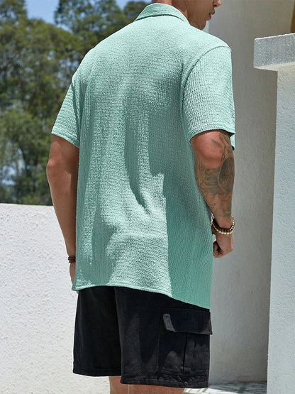 Enzo | Effen Heren Shirt Vintage Casual