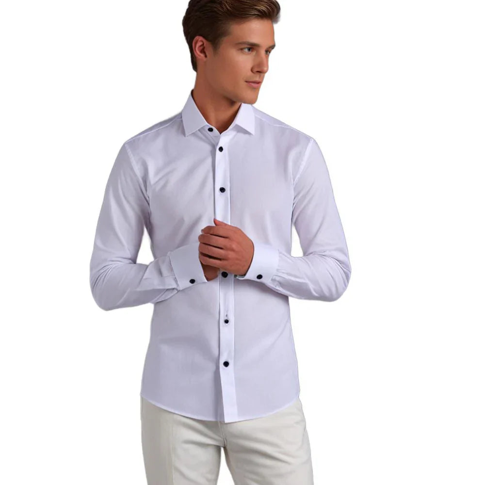 Stretch Overhemd Heren “Noah” – Comfort & Stijl