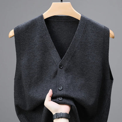 Onni | Casual gebreide mouwloze Sweater