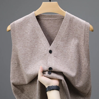 Onni | Casual gebreide mouwloze Sweater