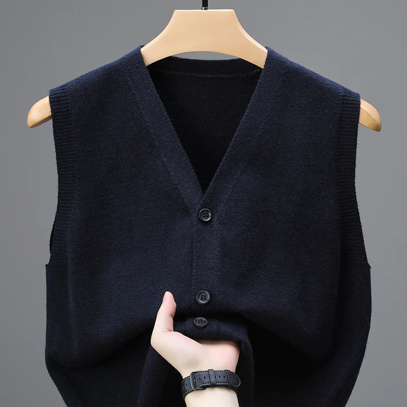 Onni | Casual gebreide mouwloze Sweater