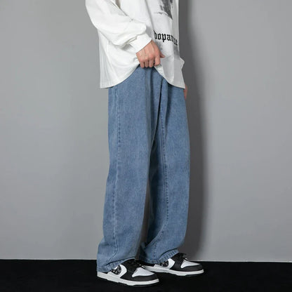 Onni | Heren Casual Denim Wijde Broek