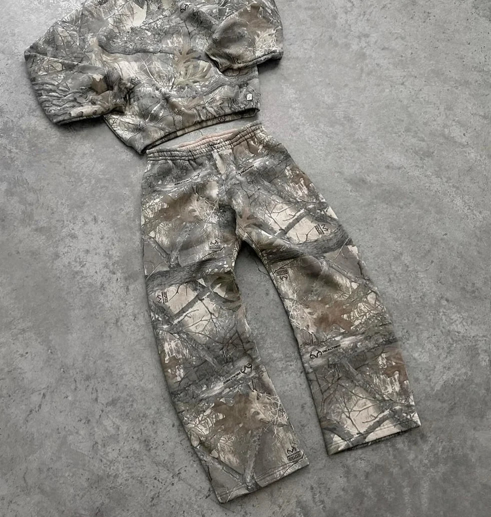 Halo | Casual oversized tweedelig trainingspak voor heren