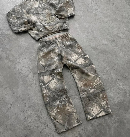 Halo | Casual oversized tweedelig trainingspak voor heren