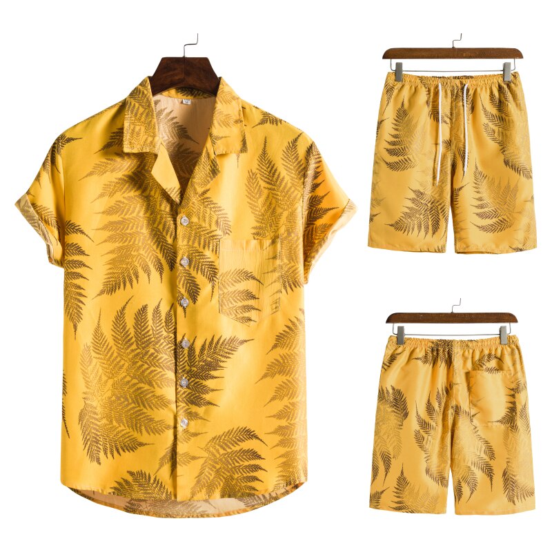 Hawaiiaans Print Zomerset voor Heren
