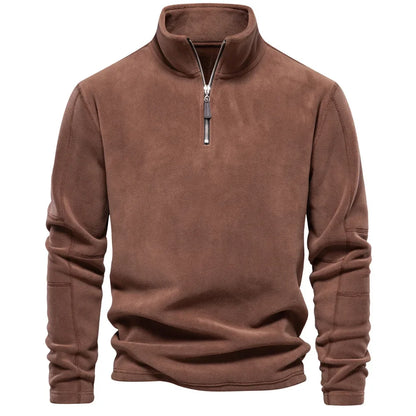 Alex | Zachte Half Zipper Trui