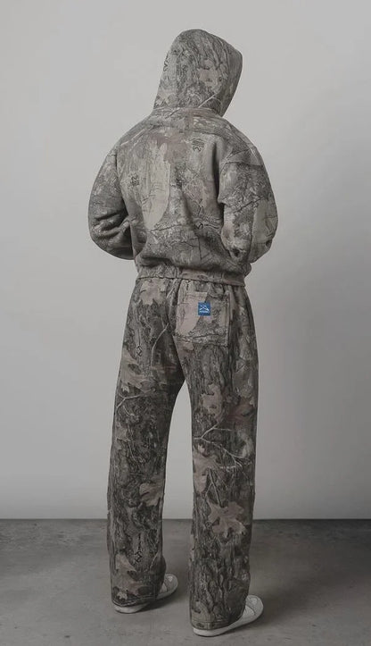 Halo | Casual oversized tweedelig trainingspak voor heren