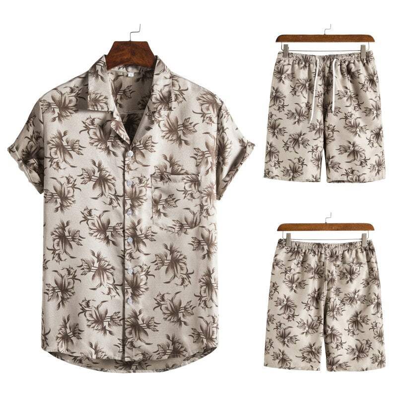 Hawaiiaans Print Zomerset voor Heren