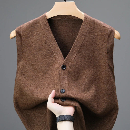Onni | Casual gebreide mouwloze Sweater