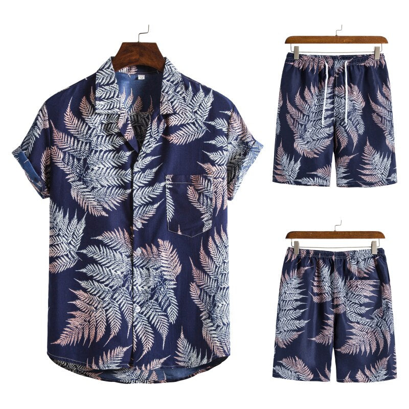 Hawaiiaans Print Zomerset voor Heren