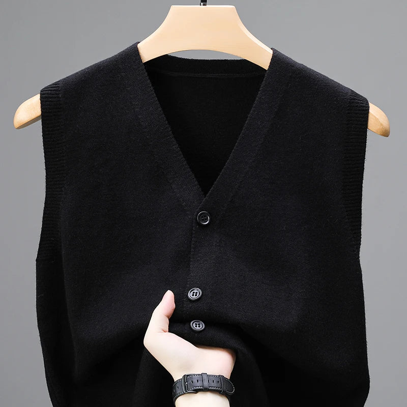 Onni | Casual gebreide mouwloze Sweater