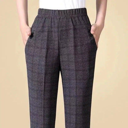 Ella | Elastische Hoge Taille Dames Broek