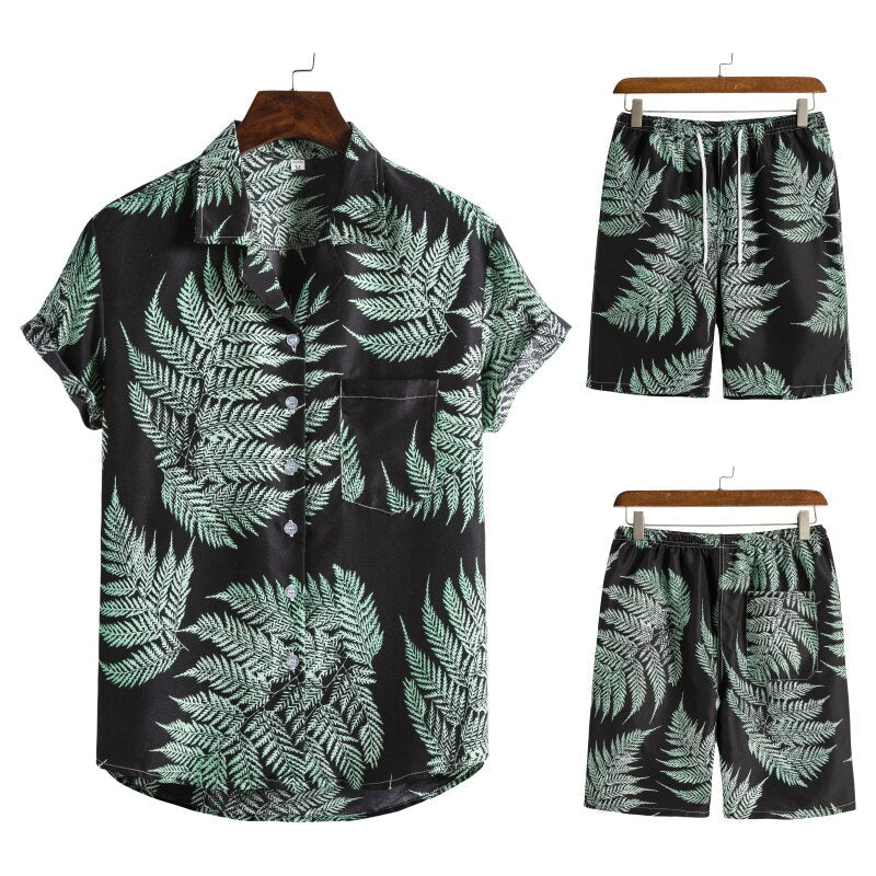 Hawaiiaans Print Zomerset voor Heren