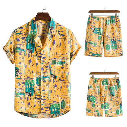 Hawaiiaans Print Zomerset voor Heren