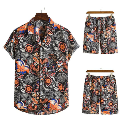 Hawaiiaans Print Zomerset voor Heren