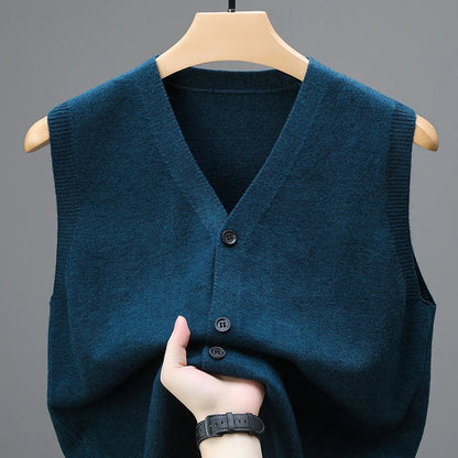 Onni | Casual gebreide mouwloze Sweater