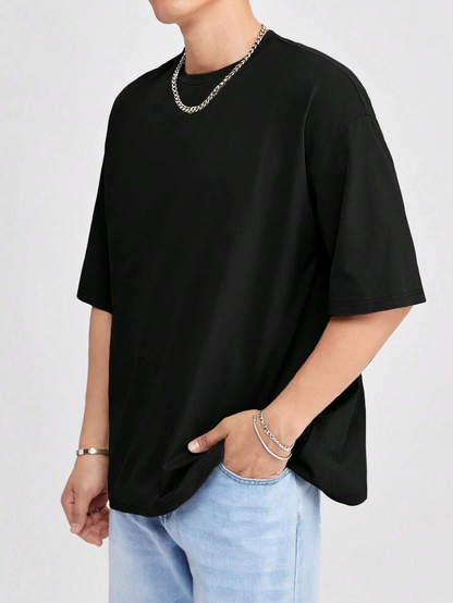 Zeta - Zwart Oversized T-Shirt voor de Zomer