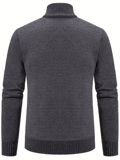 LUCAS | Elegant stretch vest voor heren met volledige rits