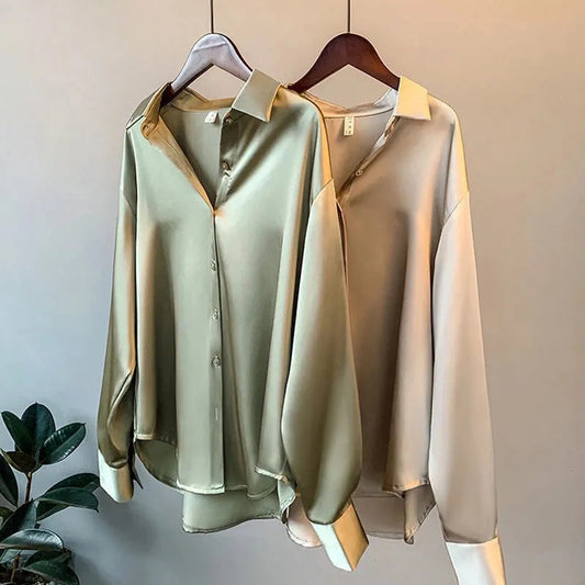 Elly | Satijnen Blouse Chique