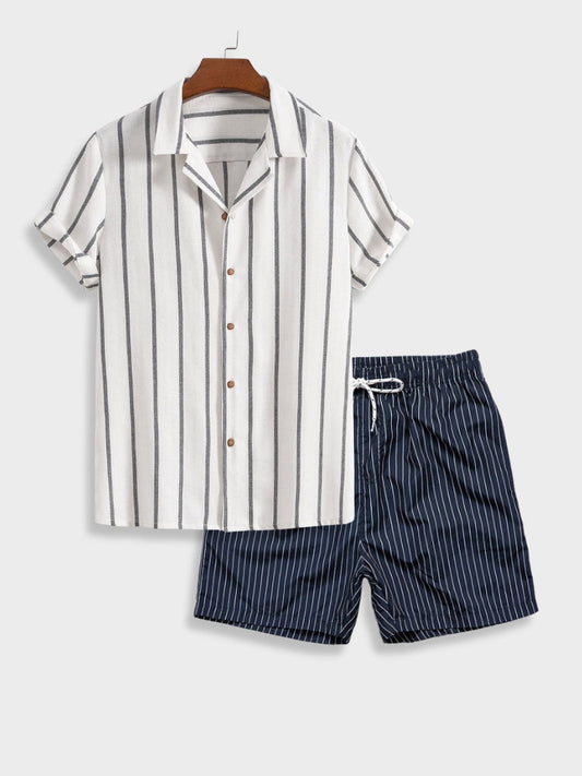 Cas | Zomerset Met Strepen voor Heren