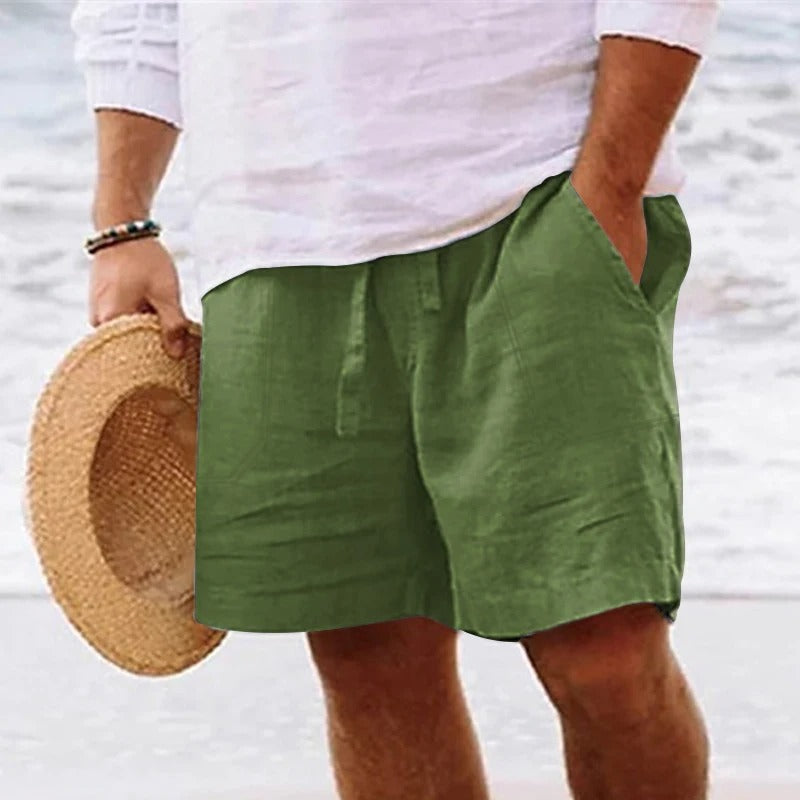 Komo Linnen korte broek | Stijlvolle zomer Linnen short voor heren