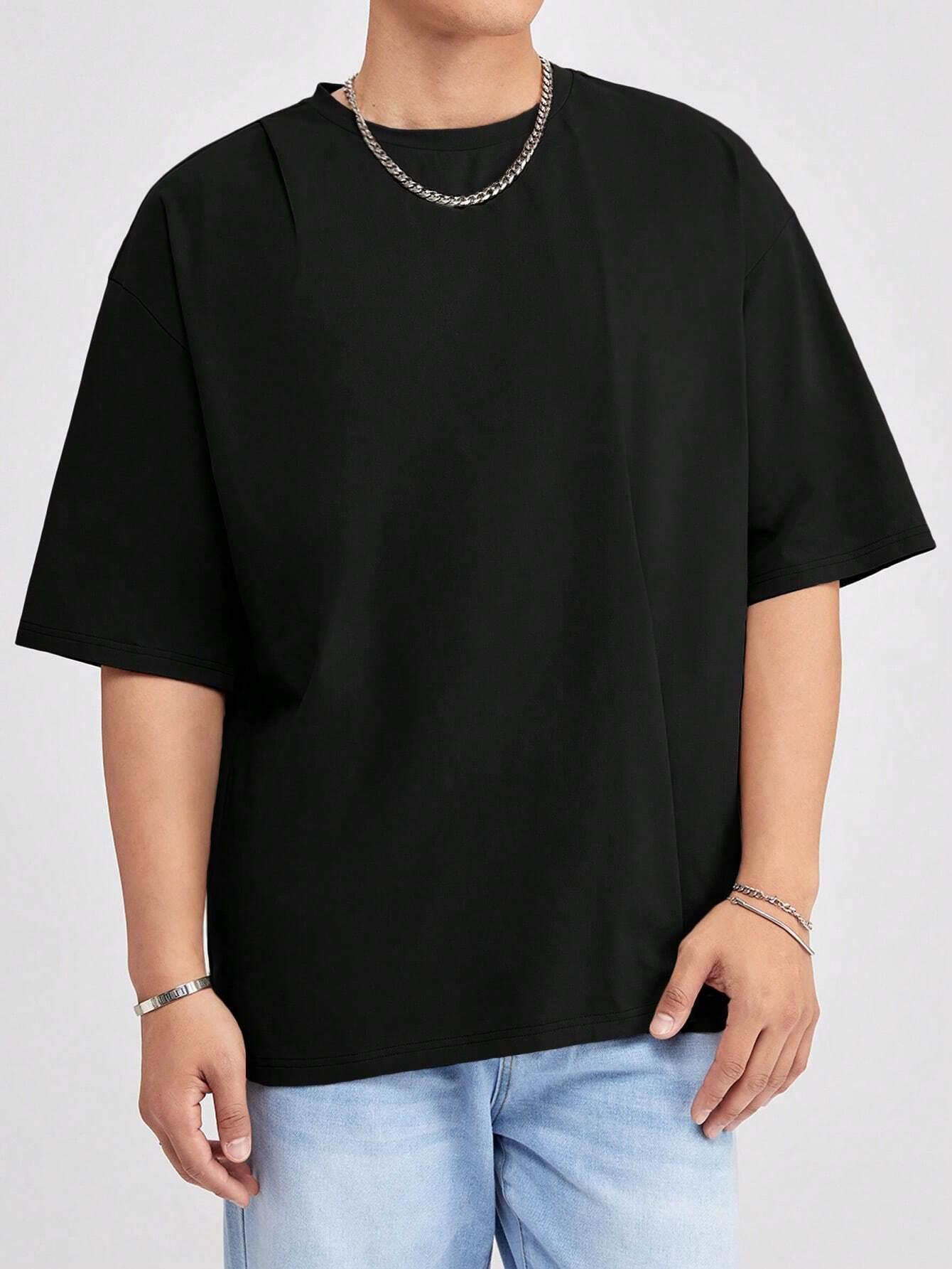Zeta - Zwart Oversized T-Shirt voor de Zomer